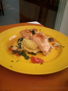 baked salmon - php 330.00