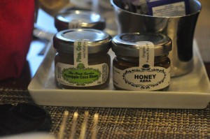 jam from the fruit garden + abra honey