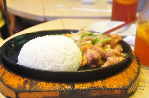 hk chicken bulgogi with rice (php 195.00)